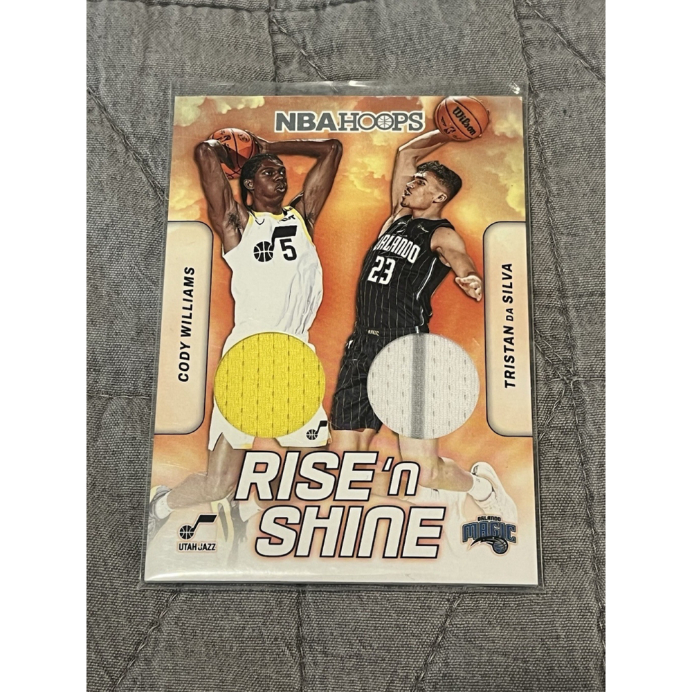 NBA Hoops Cody Williams Tristan Da Silva Rise N Shine Patch